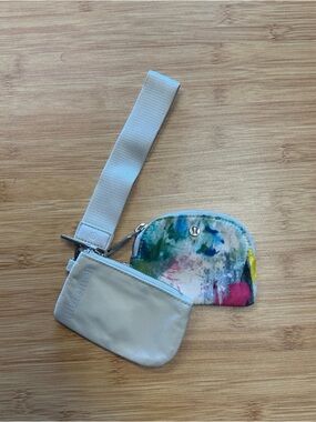 Lululemon Dual Pouch Wristlet No Limits Multi and Vapor